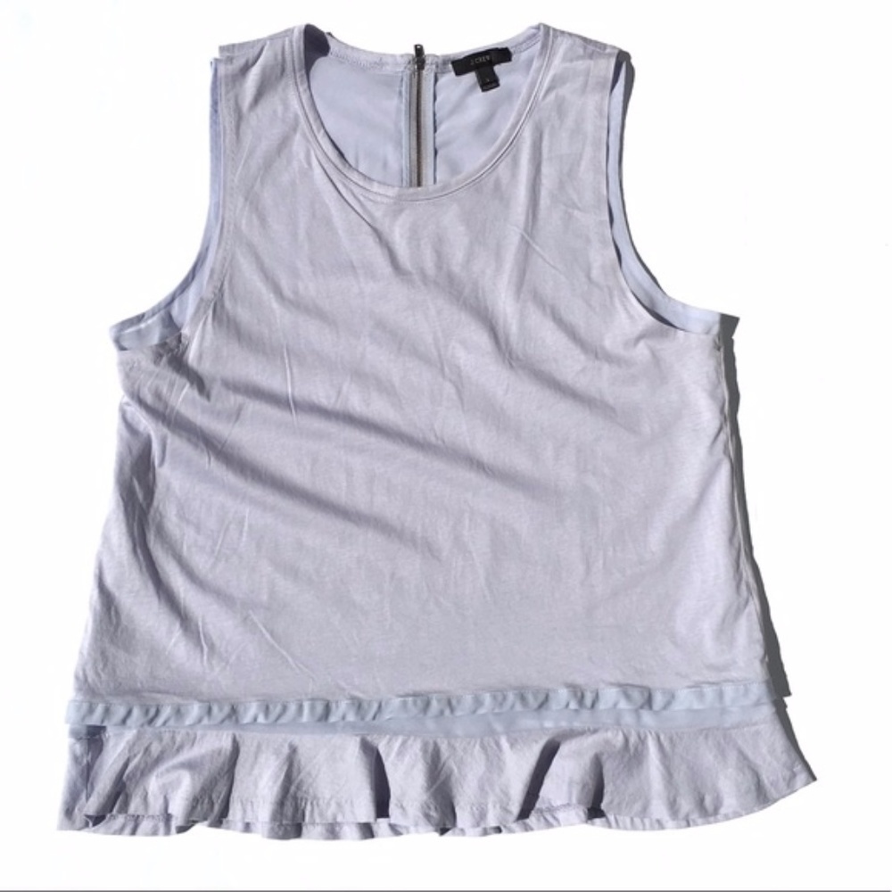 J.Crew Large Double Hem Lilac Tank